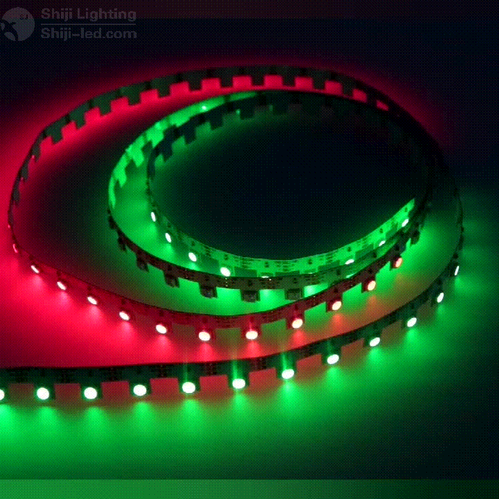 SK6812 RGB LED Sawtooth Strip light 72pcs/m