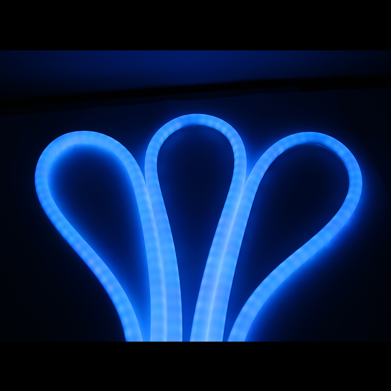 270 Degree Illuminant Round Tube type RGB Digital Addressable Neon LED Strip Light