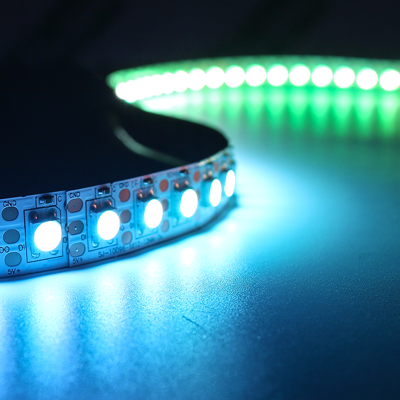 Outdoor Programmable Flexible Strip Light RGB DC5V SK6812 Addressable LED Strip